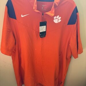 Nike Clemson Orange Men's Coach Jacket Large